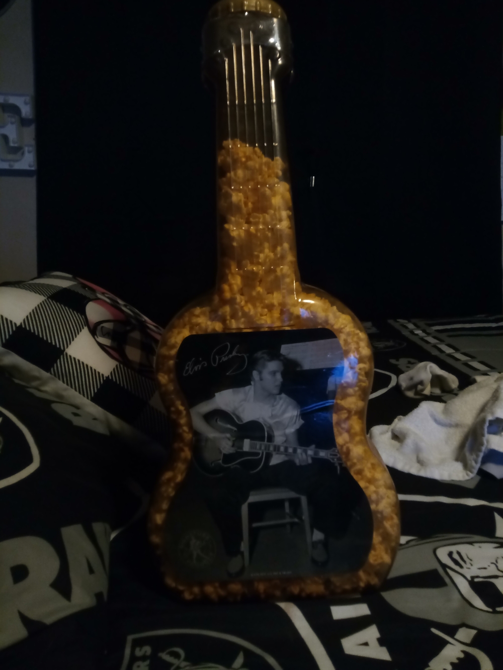 Novelty Guitar Original Popcorn Piggy Bank